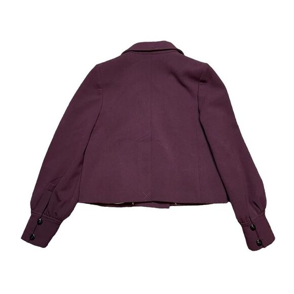 ANTHROPOLOGIE Jessica Blazer Burgundy / Wine Size Small - Picture 5 of 10
